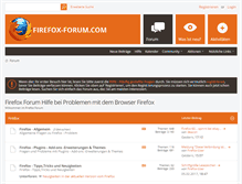 Tablet Screenshot of firefox-forum.com